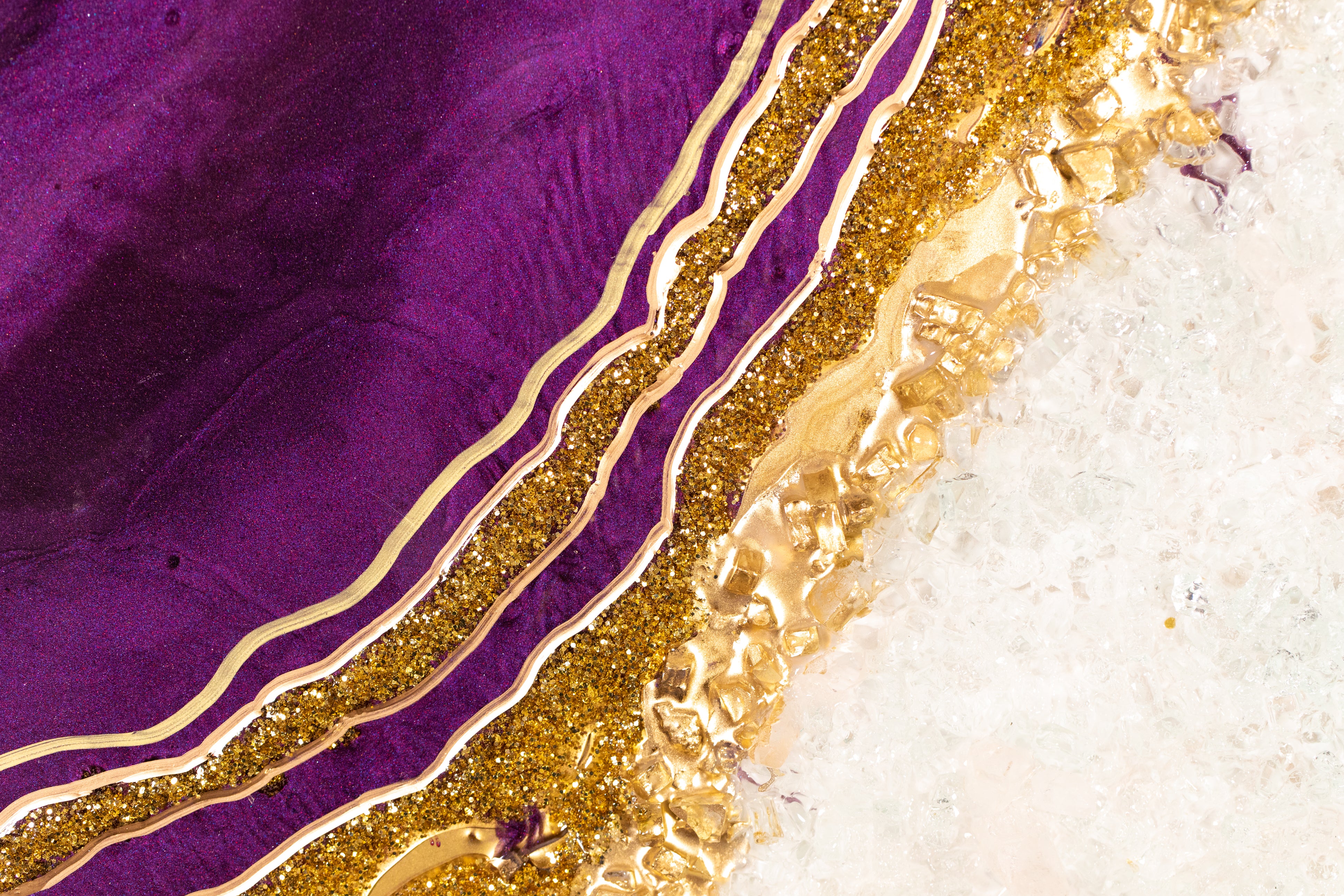 Purple Agate Wall Art