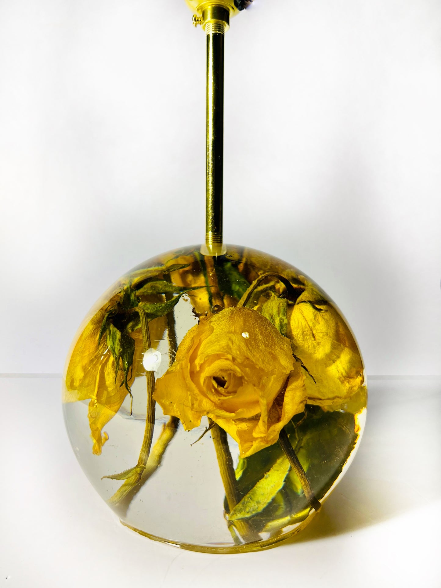 Yellow Roses Lamp
