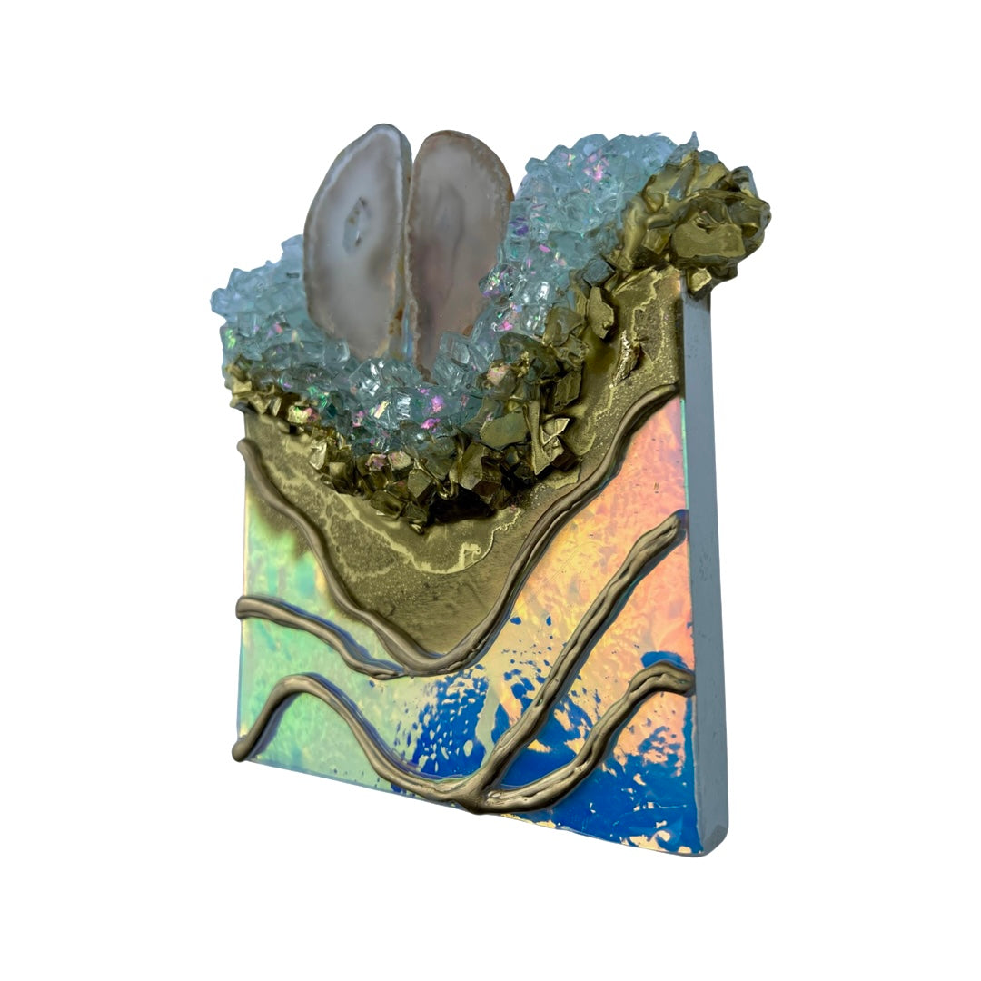 Opal Geode Wall Art I