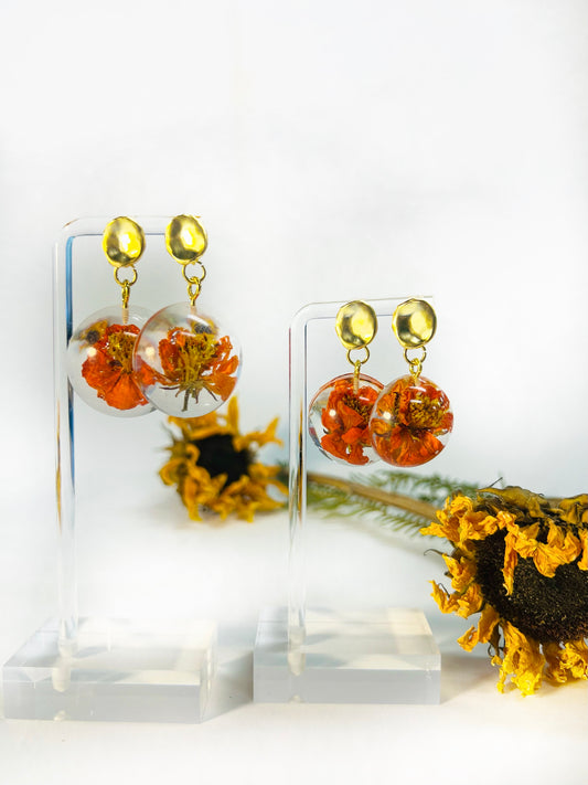 Marigolds Floral Earrings