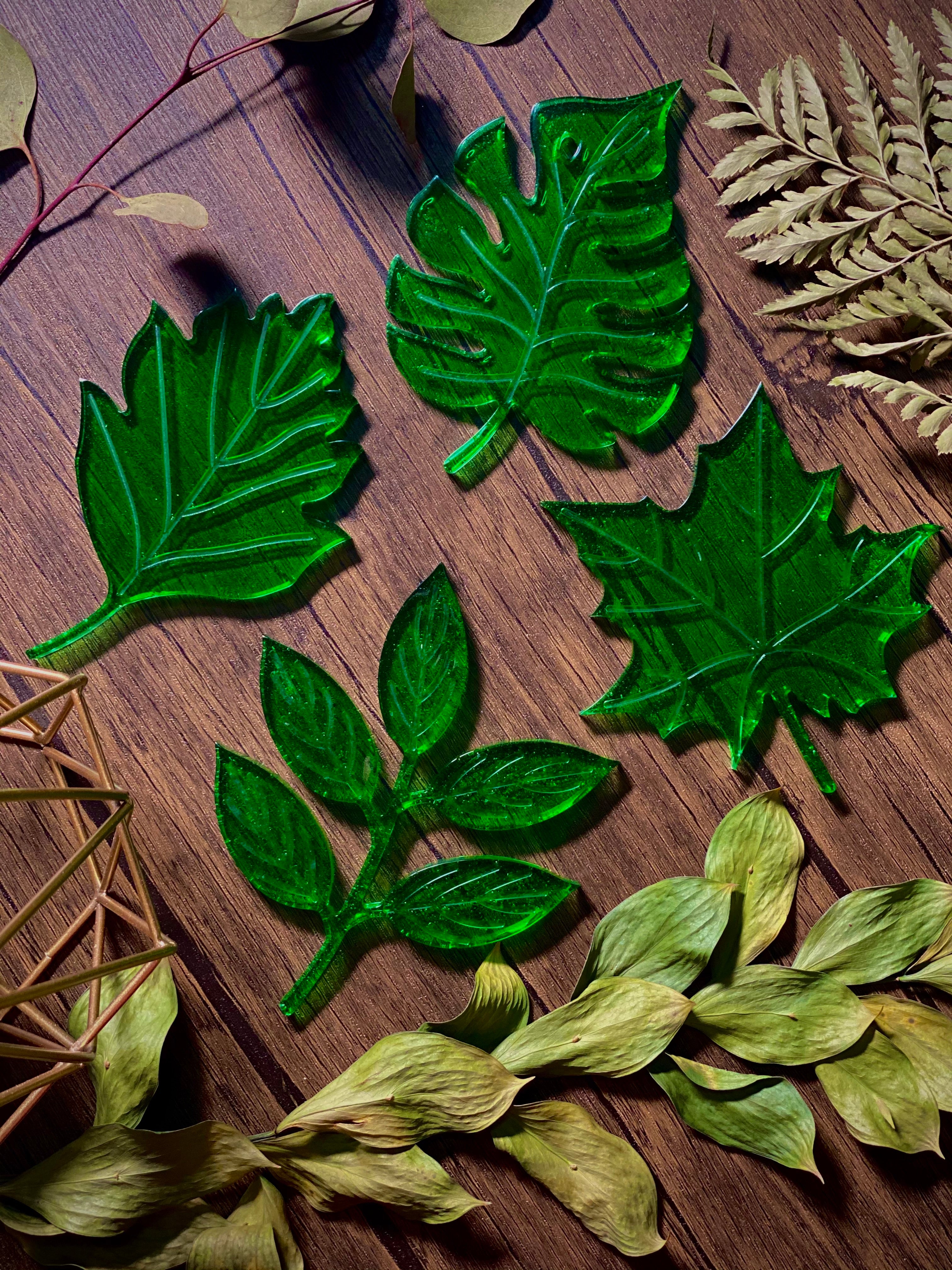 Leaf Coaster Set