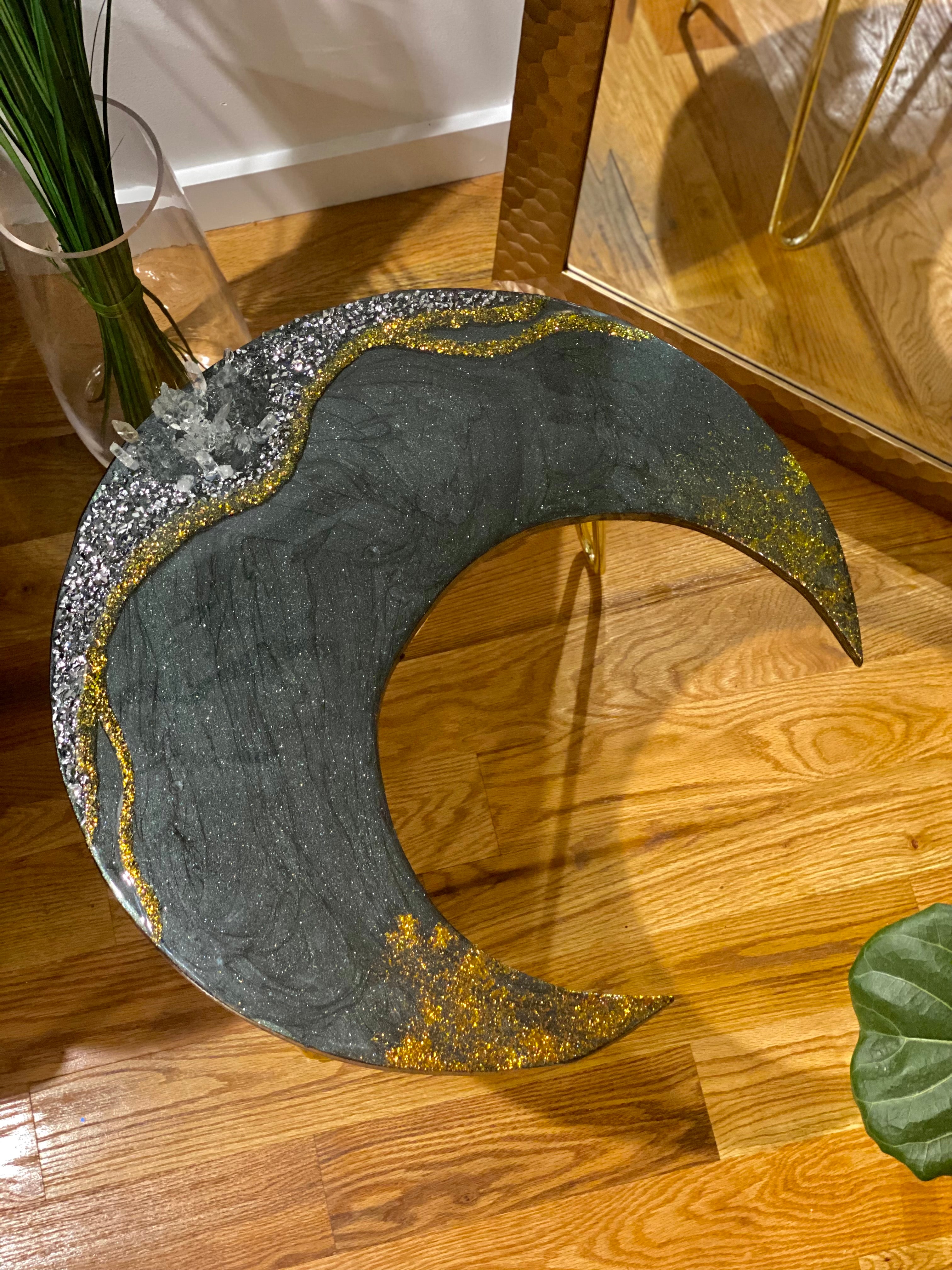 Custom Crescent Moon Table